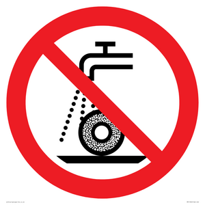 Prohibition: Do not use for wet grinding